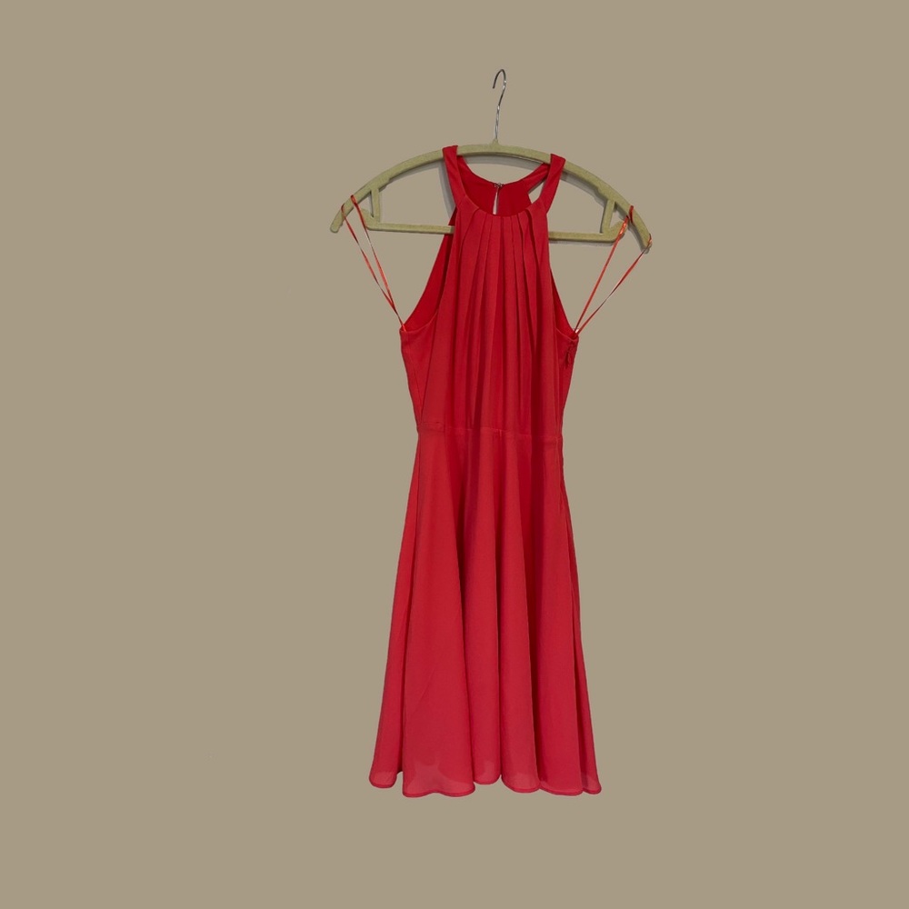 Orange A-Line Dress
